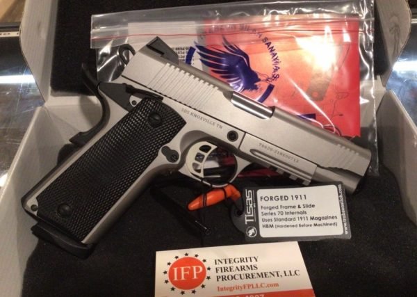 SDS / TISAS 1911 CARRY Stainless Steel .45 ACP. 4.25’’ 8 round mag NOT: COLT,SIG SAUER,SPRINGFIELD,EAA,S&W,GLOCK,CZ - Image 4