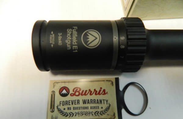 BURRIS FULLFIELD 3-9X40 Scope E1 Ballistic Plex Shotgun (200346) NEW IN BOX - Image 3